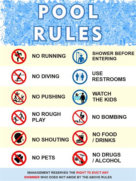 Pool Guidelines .